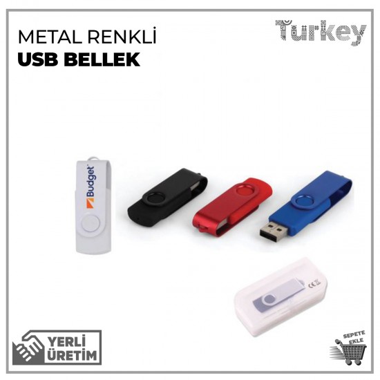 Metal Renkli USB Bellek